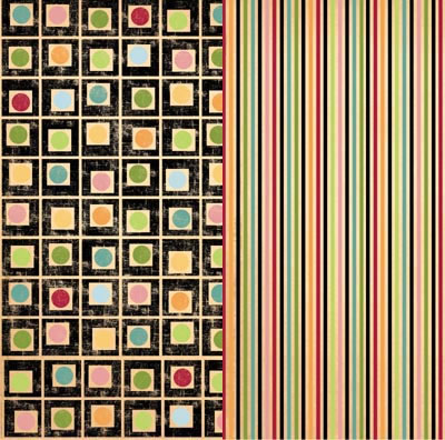 Scenic Route - Abstract Attraction 12x12 double sided cardstock   (pack of 10)